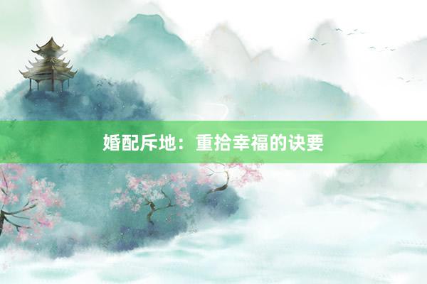 婚配斥地:重拾幸福的诀要